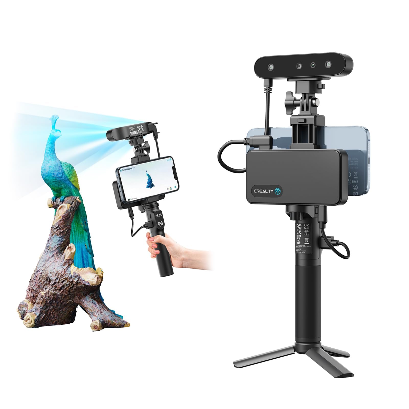 Amazon.co.jp: Creality 3D スキャナー 3D プリント用、手ぶれ補正  