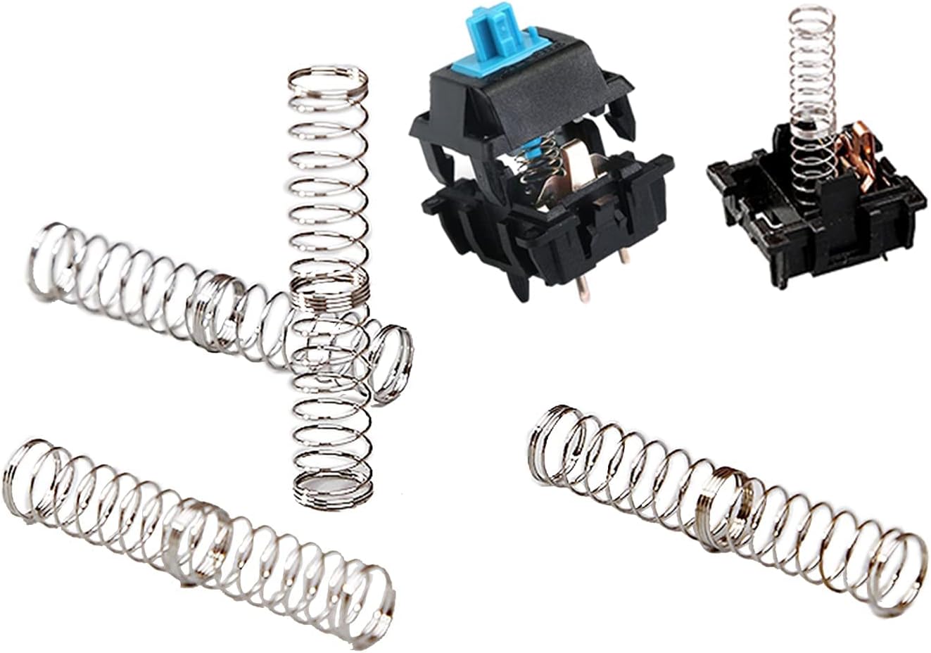 Springs, Mechanical Keyboard Switch Springs Two-section 58g Spring For ...