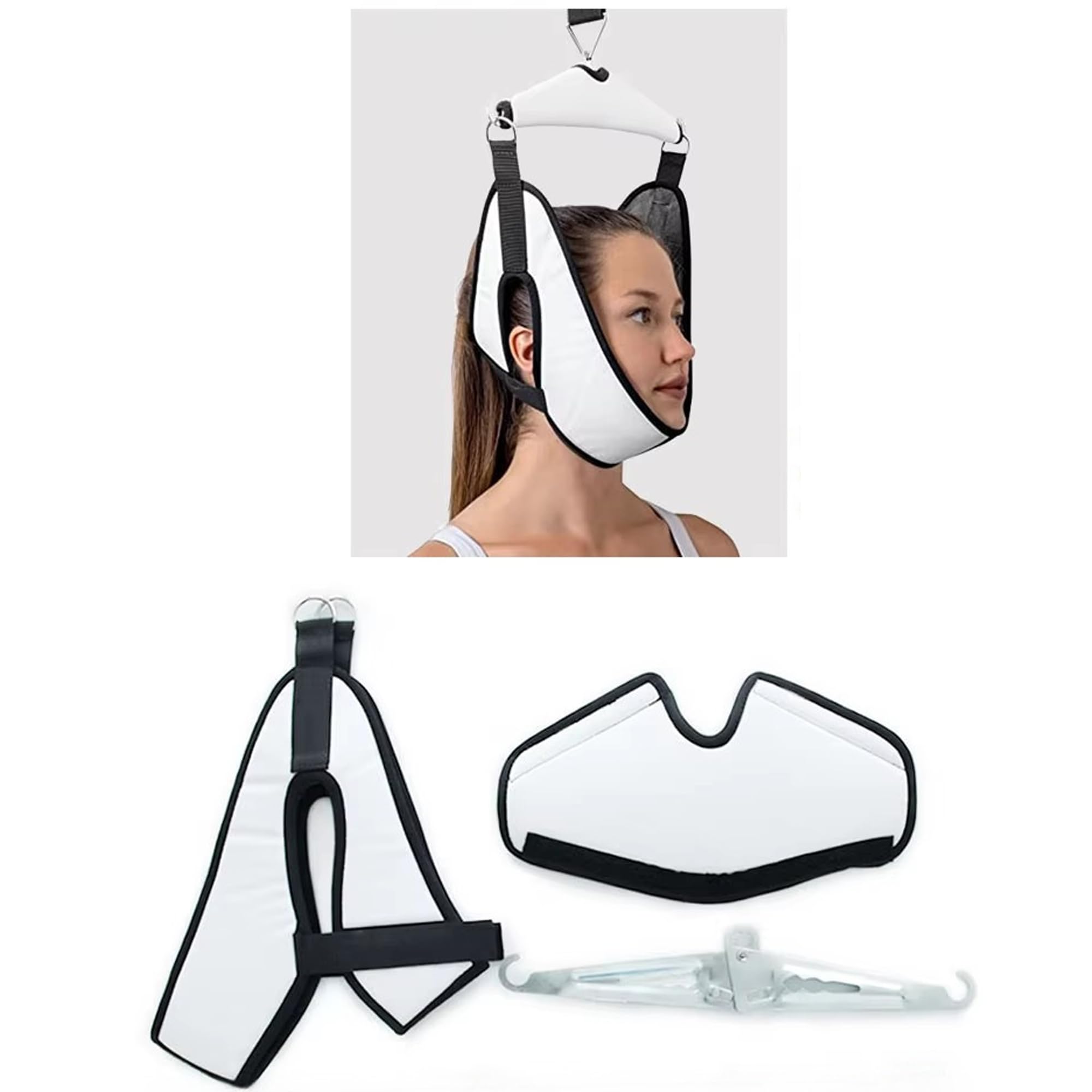 Dispositivo di Trazione Cervicale del Collo della Barella, Sitivo di Trazione Cervicale, Dispositivo Portatile di Rilievo Della Tensione del collo del Doppio, Cintura di Trazione Cervicale