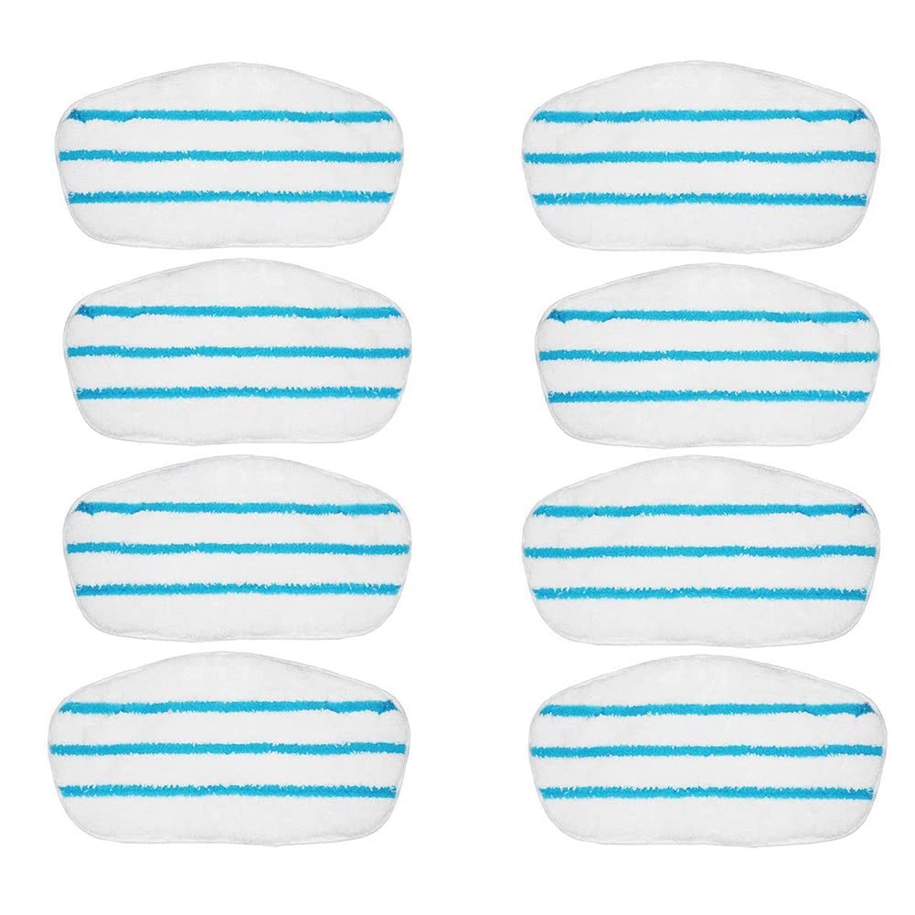 Kqcibz Replacement Steam Mop Pads, Compatible for PureSteam ThermaPro 211 10-in-1 Steam Mop Cleaner 8-Pack