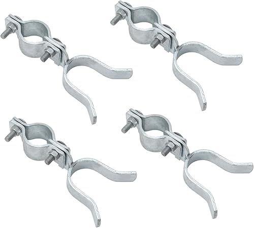 VIVIDA Pestillo de puerta de enlace de cadena de 1-38 pulgadas x 1-58 pulgadas, pestillos de valla de horquilla para puertas con agujero de candado,