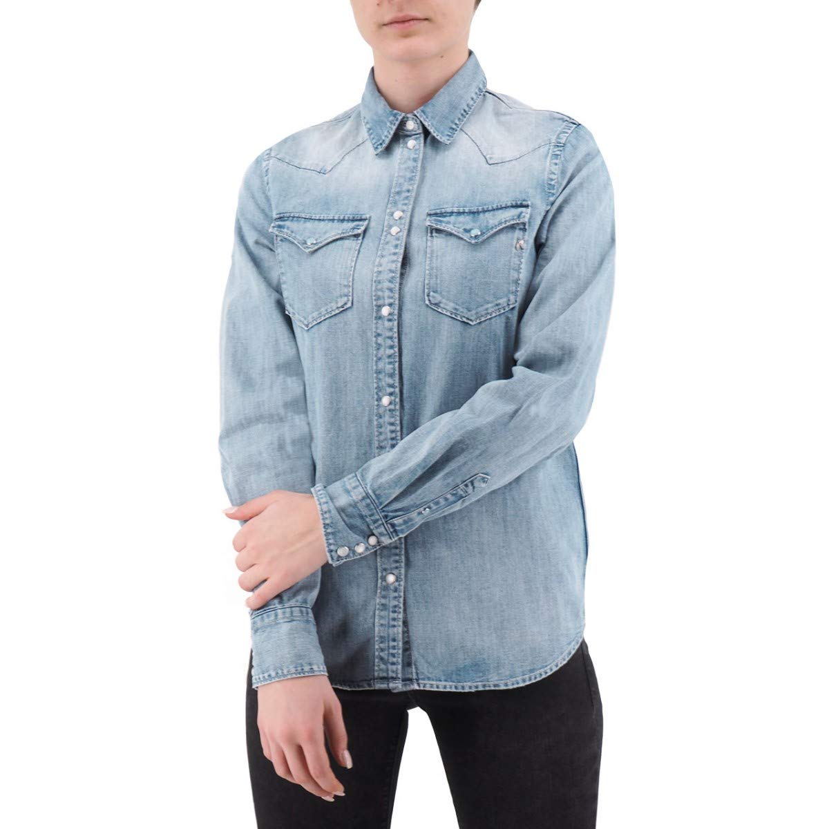 Replay, Denim Shirt, Blue, RPY_W2280 .000.26C 616.010