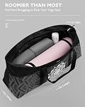 Gonex Yoga Mat Bag, Extra Large Canvas Gym Bag with Waterproof Pocket Metal Zipper, Fits Mat & Blocks, Stylish Mat Carrier for Women, Ideal for Yoga, Pilates, Workout, Travel