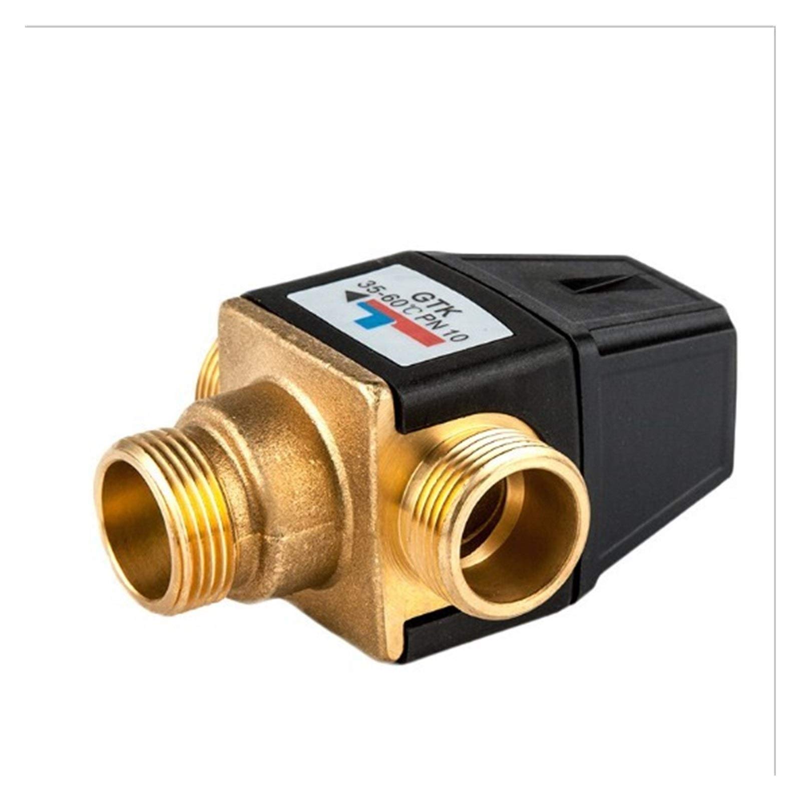 1" Male Thread 3 Way válvula termostática de mezcla DN25 DN20 calentador agua solar vías Mezclador,Utilidad Universal(DN20 B)