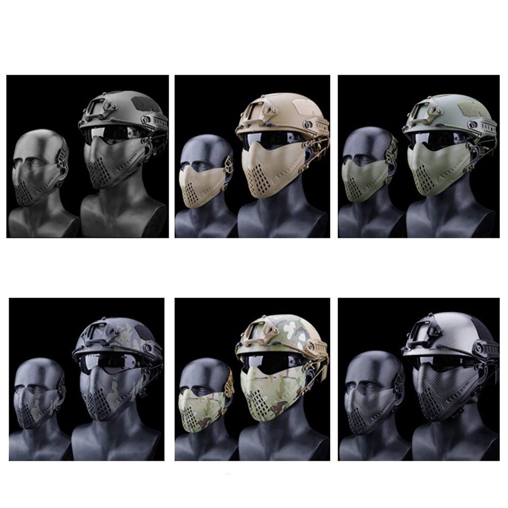 Amazon.co.jp: Tactical Fast Mask サバイバルゲーム装備 エアソフト
