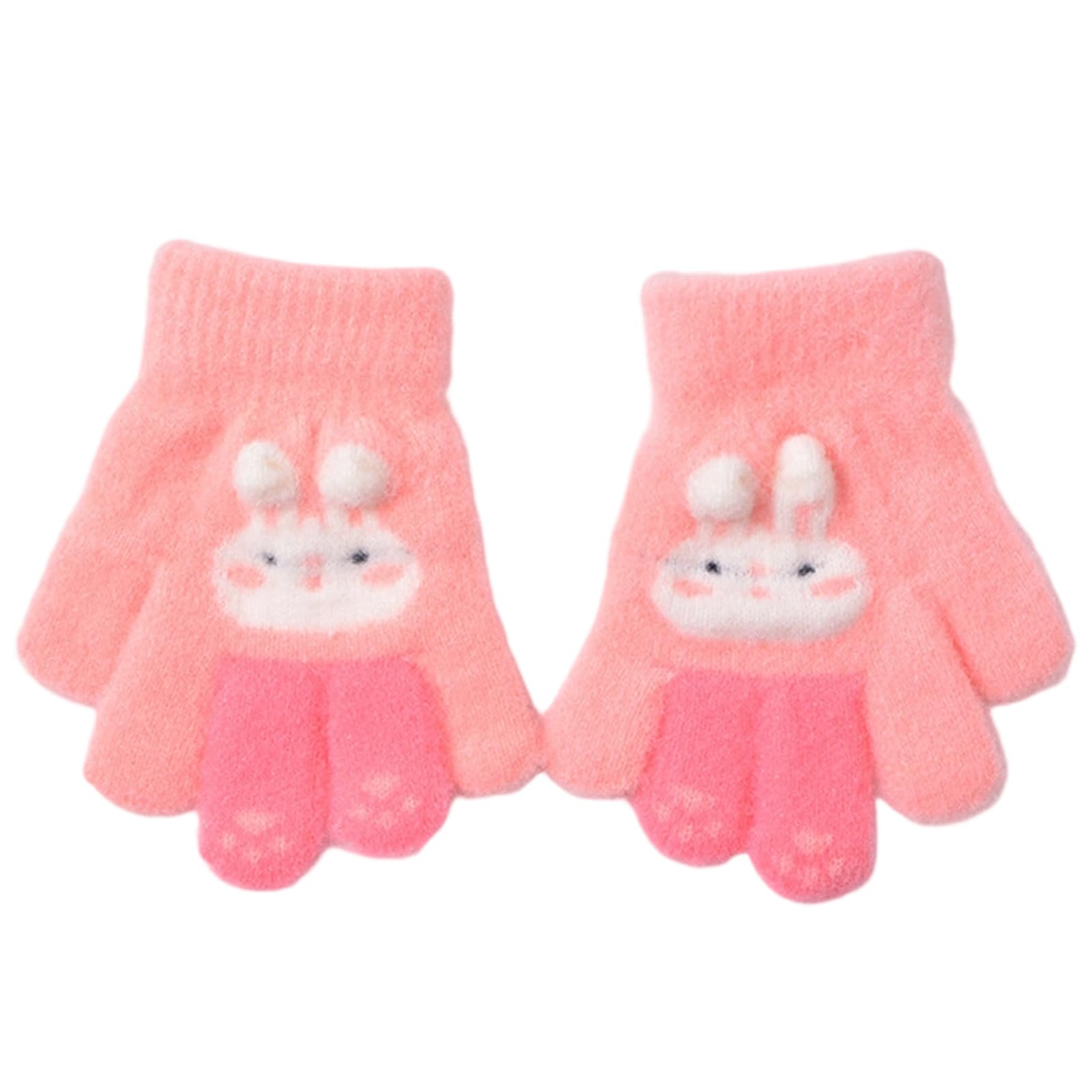 MICFENY Adorable Rabbits Shaped Gloves For Handwear Easy Clean Winter Essential