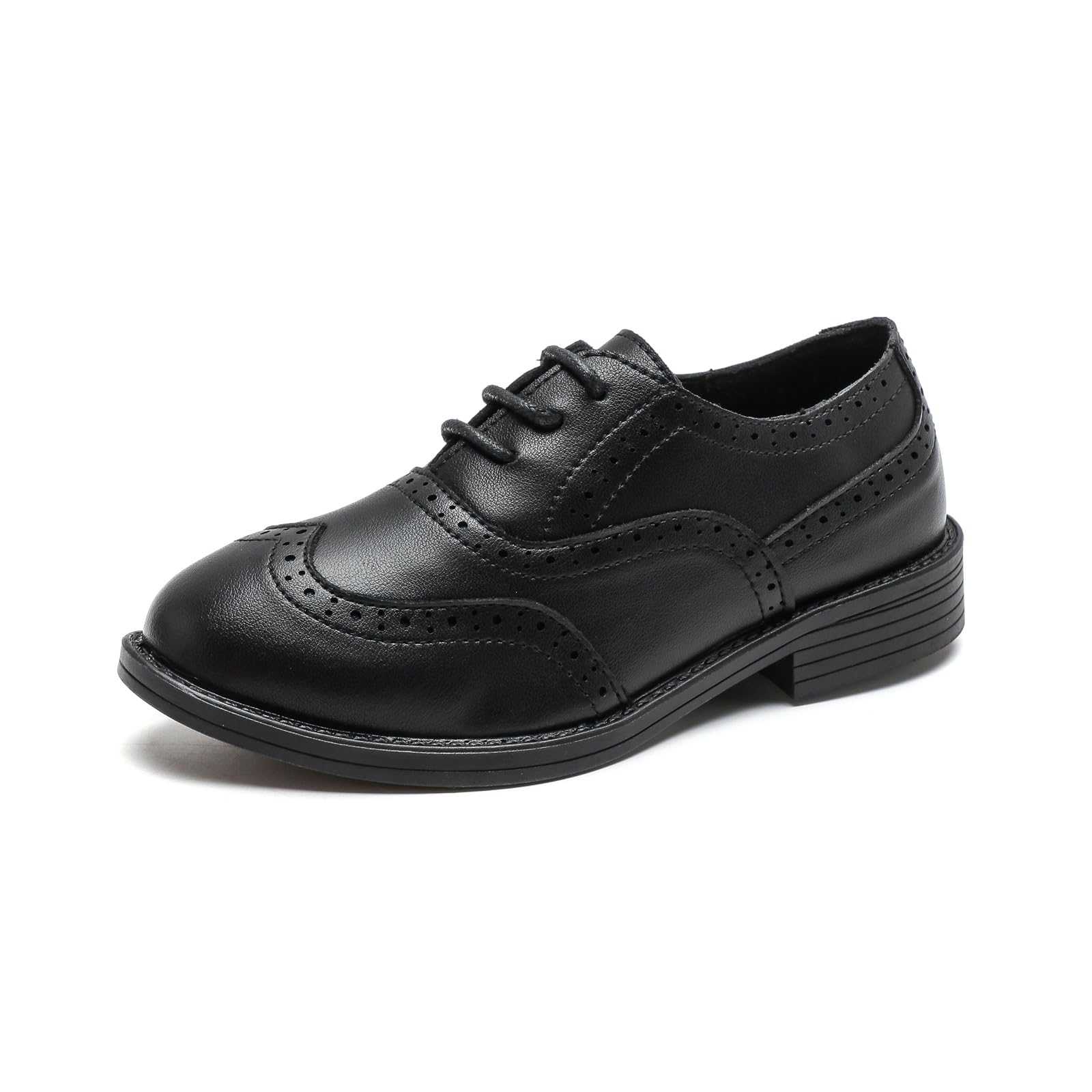 PPXID Kinder Jungen Schnürhalbschuhe Hochzeit Schule Oxfords Uniform Anzugschuhe