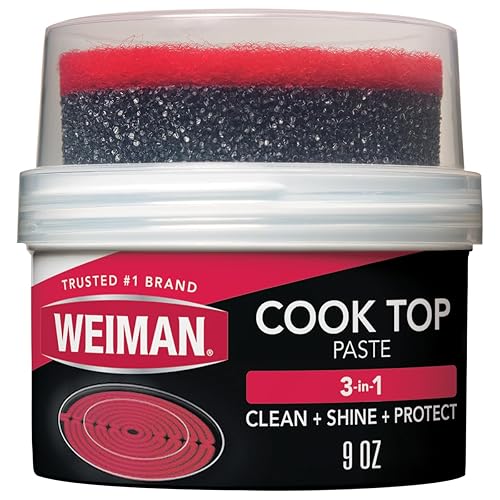 Weiman Cook Top Max - Limpiador y abrillantador para cocina 9 onzas
