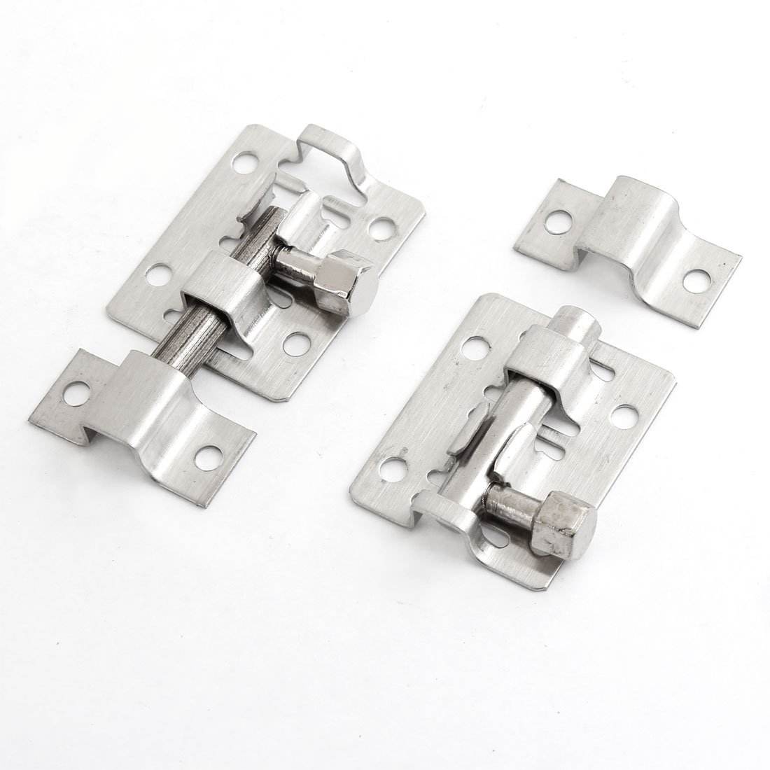 Aexit Acciaio Inossidabile Per Porta A Molla A Molla Per Bullone Di Tacca 9cm Lungo 6 Pezzi ID: 828105 - Foto 3