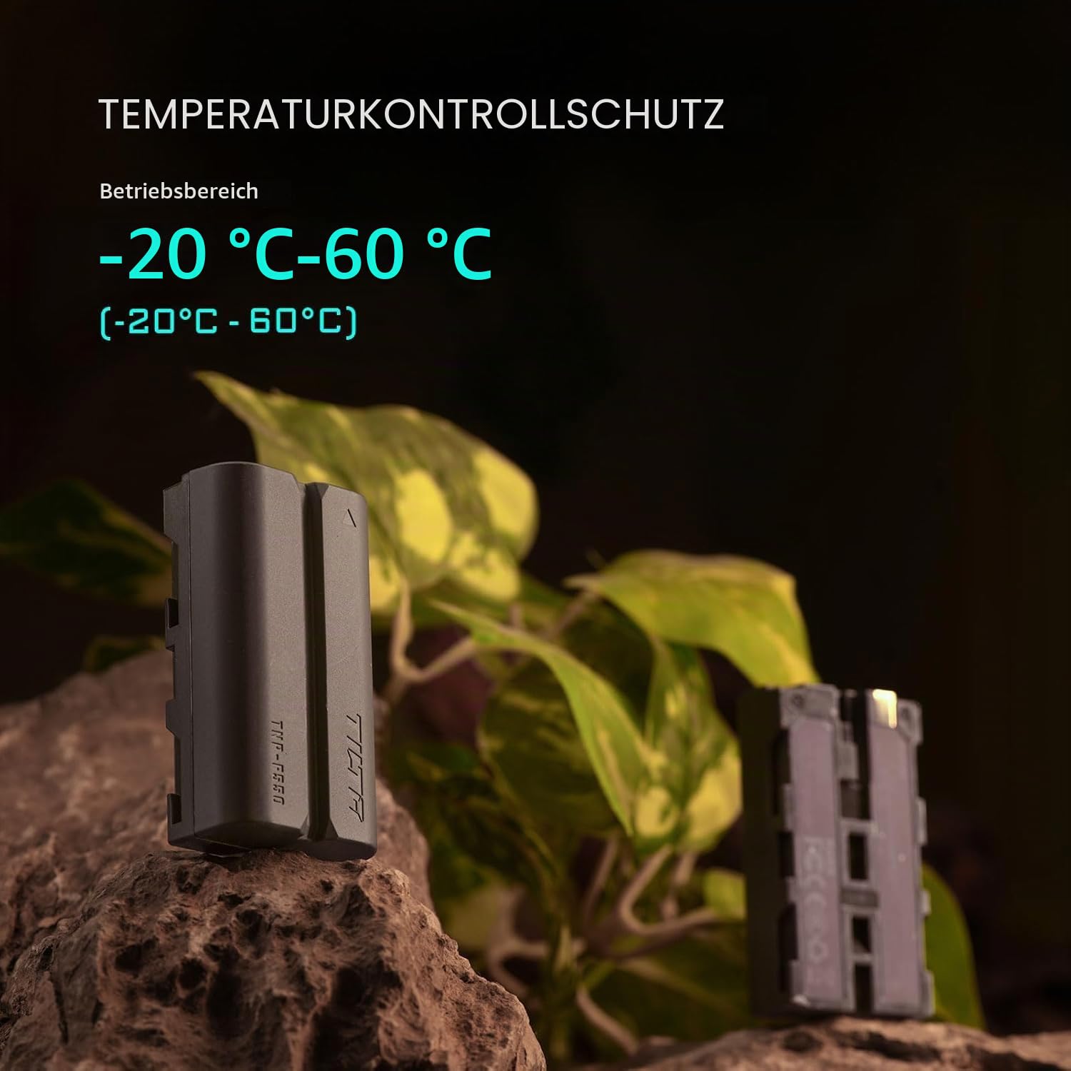TILTA NP-F550 Akku (3500 mAh) für LED-Leuchten, Monitore und Nucleus M II TNP-F550-GN