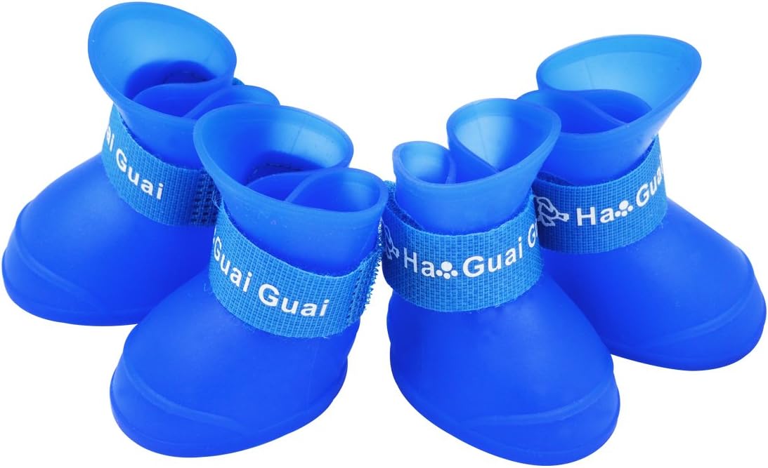 STAR-TOP Boots Pet Antiskid Shoes Skidproof,Elastic Protective Multi-Usage All-Terrain Rubberized Dog Shoes