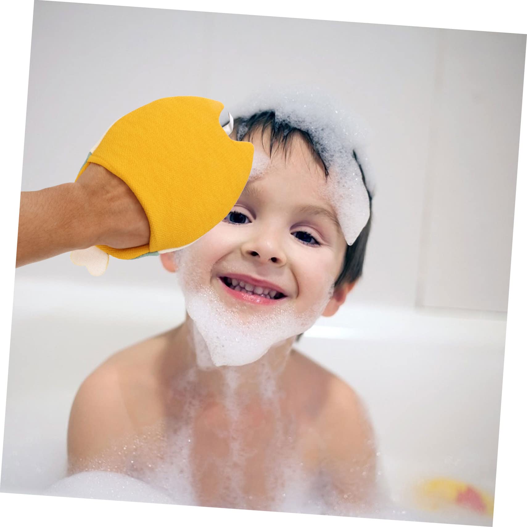 Healvian 10pièces De Bain Éponge Pour Garçon Fille Serviettes De Cartoon Owl Owl Douceur Et Confort Pour Bain Des Bébés