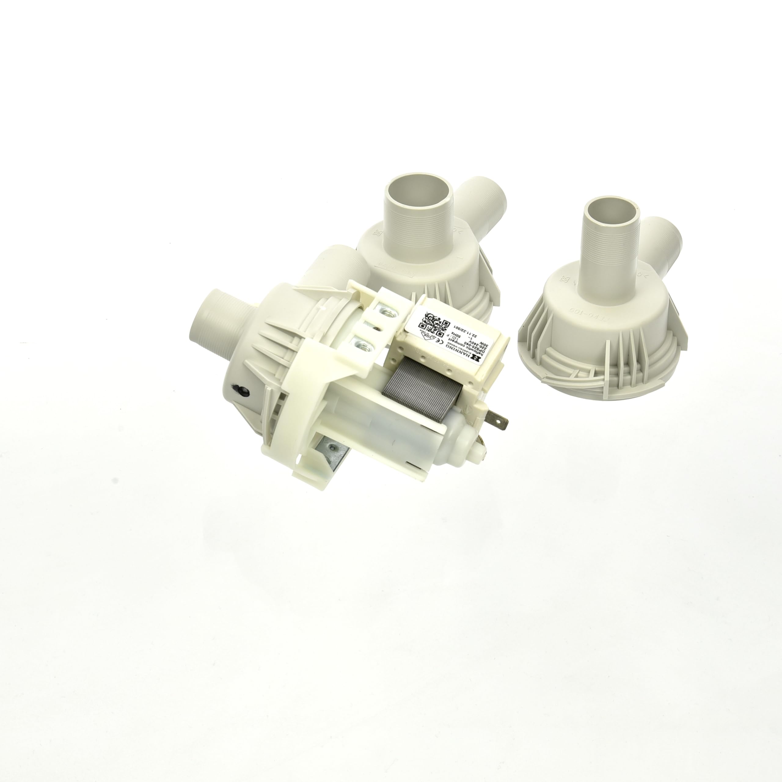 Ablaufpumpe Hanning DPS25-040 HANNING 230V 50Hz 30W für Spülmaschine Comenda FC3 FC4 FC44 LC C800 RC411 Geschirrspüler Jemi GS Kombidämpfer Convotherm OGB10 OGB20 OGS10 OGS12 OGS20 OGS6 Ausgang ø24 mm