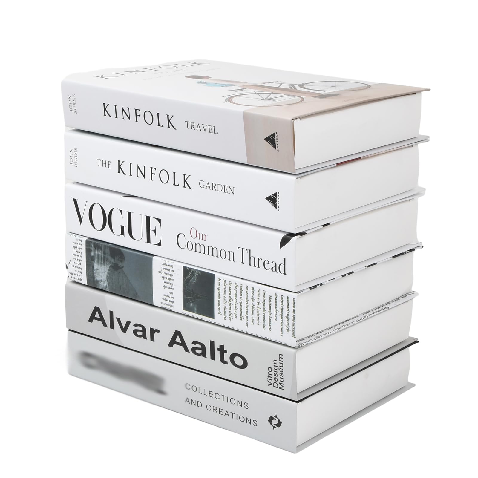 2 Libri Finti Decorativi DOITOOL - Per Tavolino, Libreria, 22x15 Cm, Motivo Casuale - Foto 7