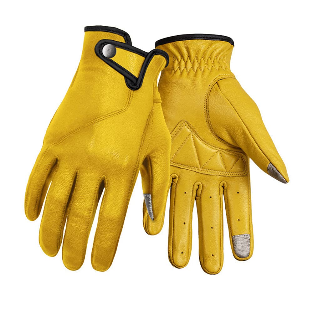 Amazon.co.jp: バイク用 グローブ メンズ 手袋 本革 スマホ対応 防風