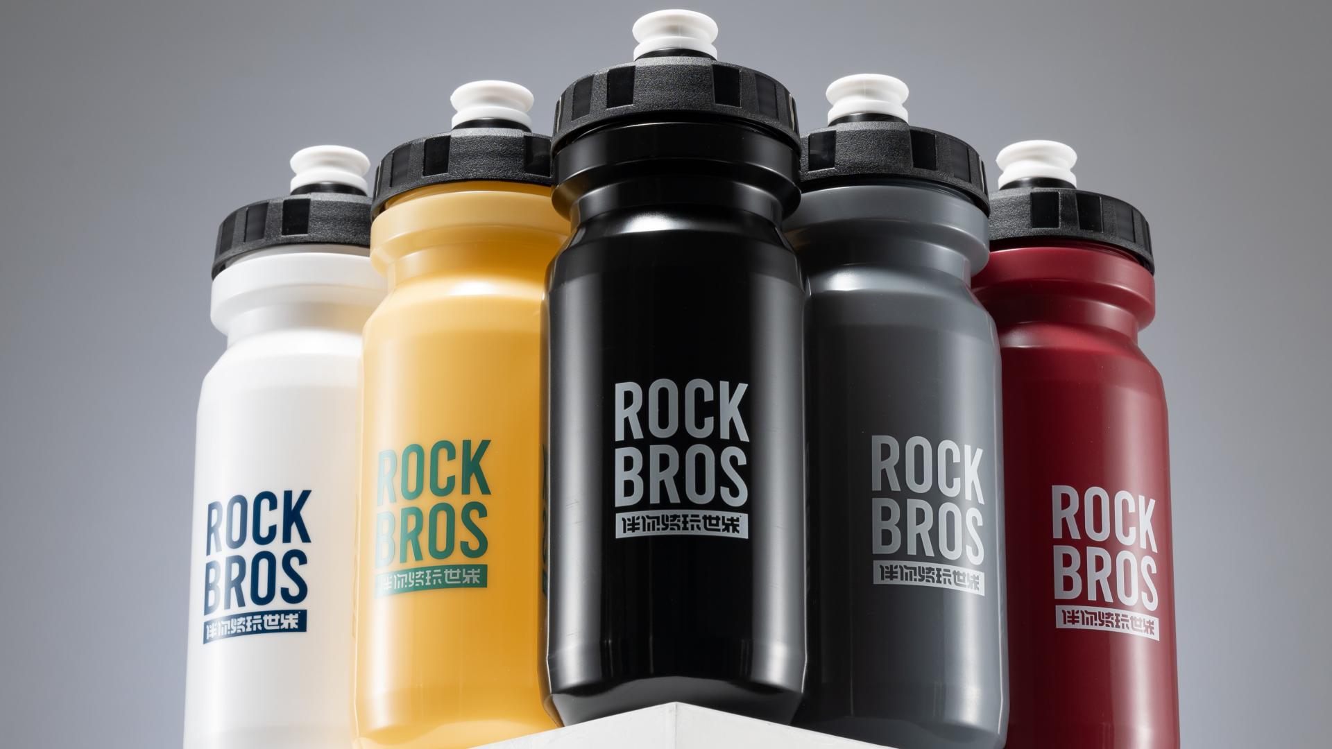 Botella para bicicleta ROCKBROS sin BPA, exprimible, 20 onzas miniatura 7