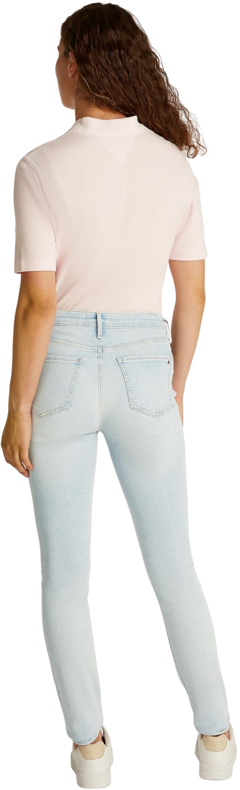 Tommy Hilfiger Damen Jeans Hose Como Skinny Sky Mid Rise