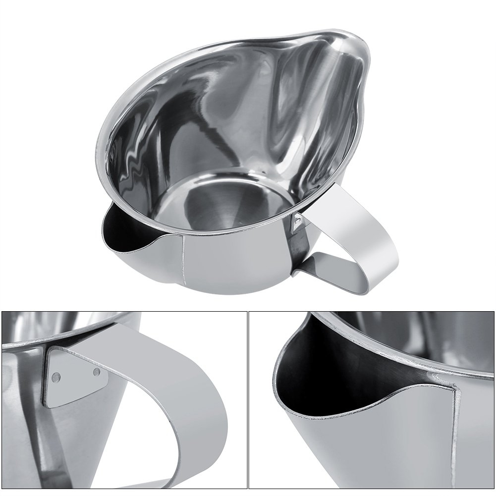 Edelstahl 304 Öl-Fettfilter – Suppenölabscheider Mit Gebogener Düse, 12,5x8,5x6cm, Für Gesündere Küche, Trennt Öl Von Brühe