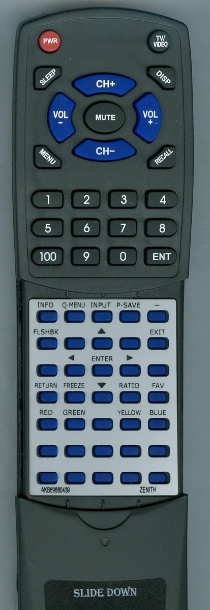 Telecomando Universale Già Programmato Per TV Zephir ZE49UHD-2A, ZE22FHD, ZE9UHD-2A - Sostitutivo, Pronto All'Uso