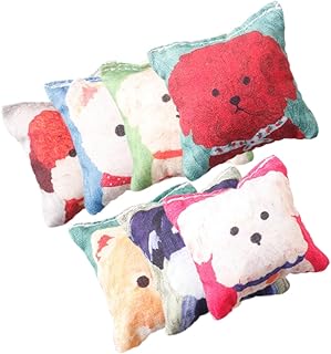 BESTOYARD 7 Peças De Decoração De Casa Travesseiros De Cama Travesseiros De Sofá Acessório De Travesseiro De Mesa Travesseiros Em Miniatura De Pano Travesseiros Em Miniatura Boneca