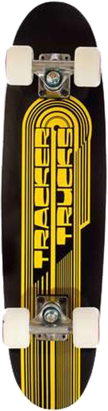 Trucks Classic Wing Black Complete Cruiser Skateboard - 7.5" x 29"