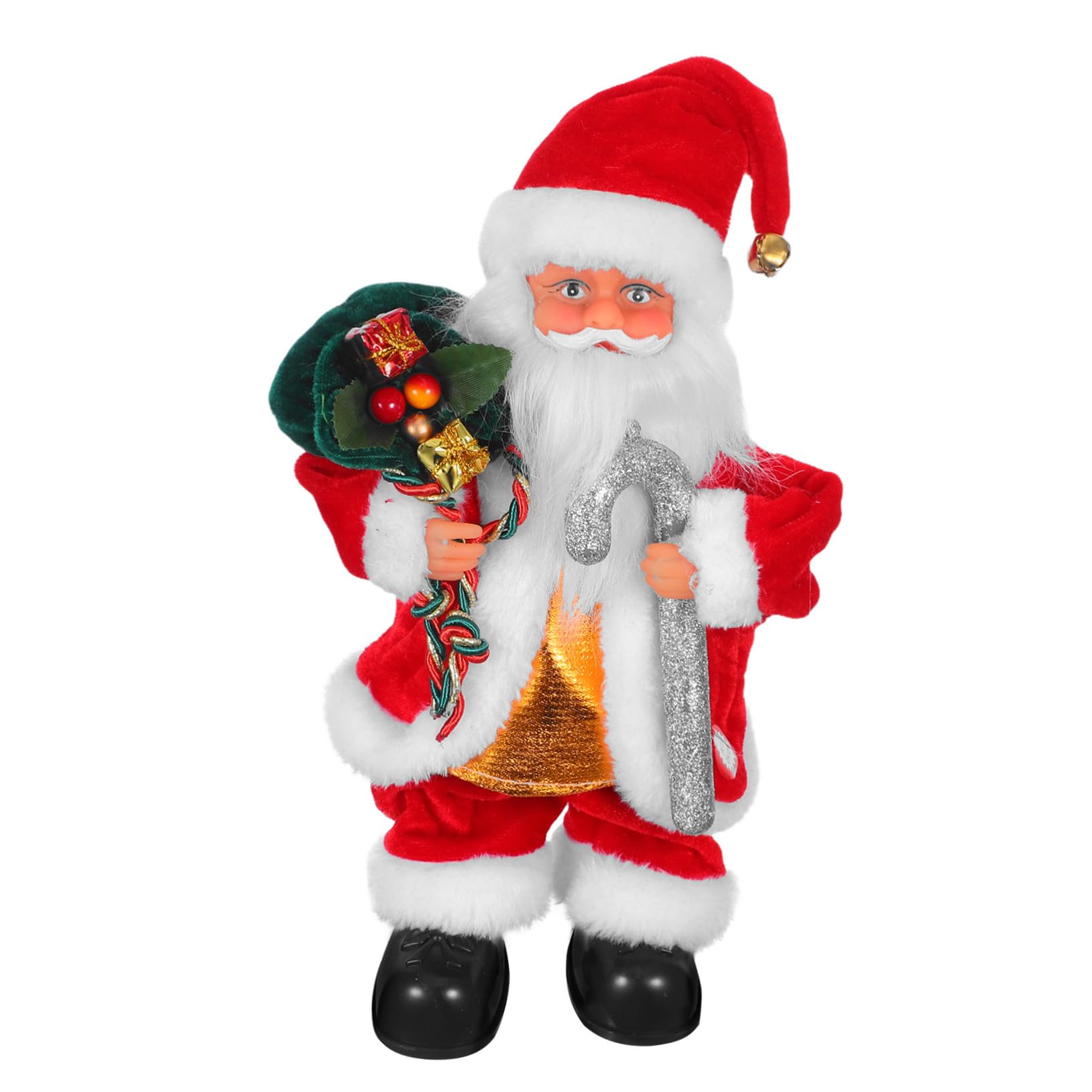 BESPORTBLE Juguete de Papá Noel Musical Decoración Navideña Hogar Juguete Eléctrico de Papá Noel para Fiestas