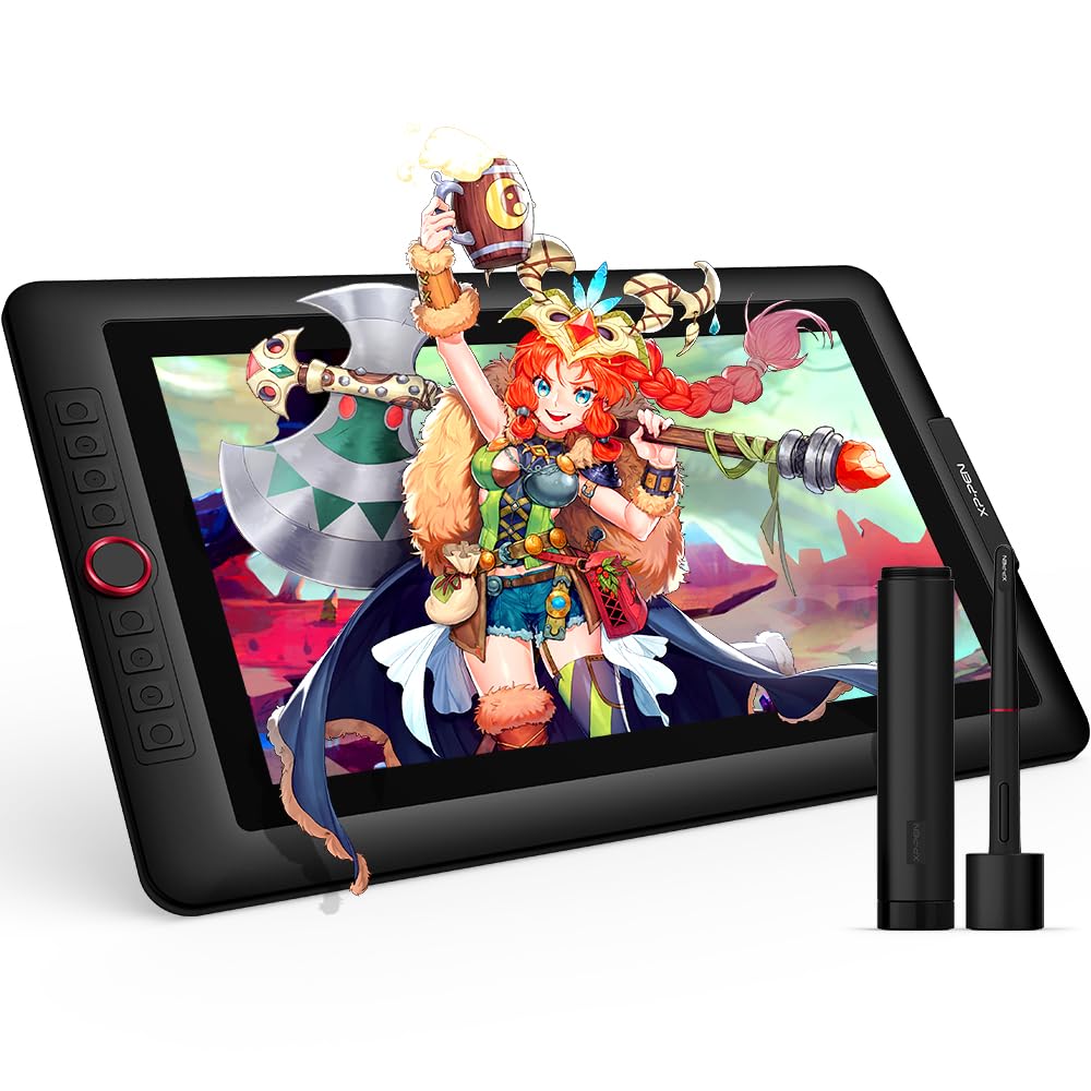XP-PEN Artist 15.6 PRO Tavoletta Grafica con Schermo Full HD IPS da 15.6" Stylus 8192 Livelli di Pressione - Nuova Versione 2019