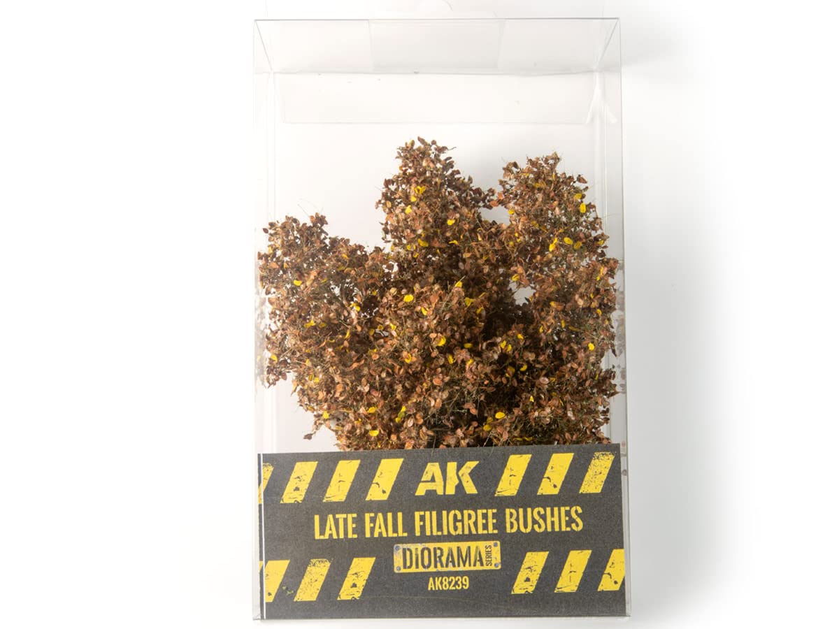AK Interactive Late Fall Filigree Bushes Diorama Series (AK8239) - Scale 1:48, 1:35, 90mm, 75mm, 54mm