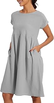 Womens Summer Dresses Fashion 2025 Short Sleeve Spring Mini Dress Casual Beach Vacation Clothes Dresses