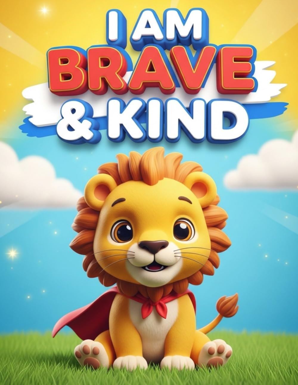 I Am Brave & Kind: Animal Coloring Book for Kids: Positive Affirmations and Cute Animals to Build Confidence and Creativity
