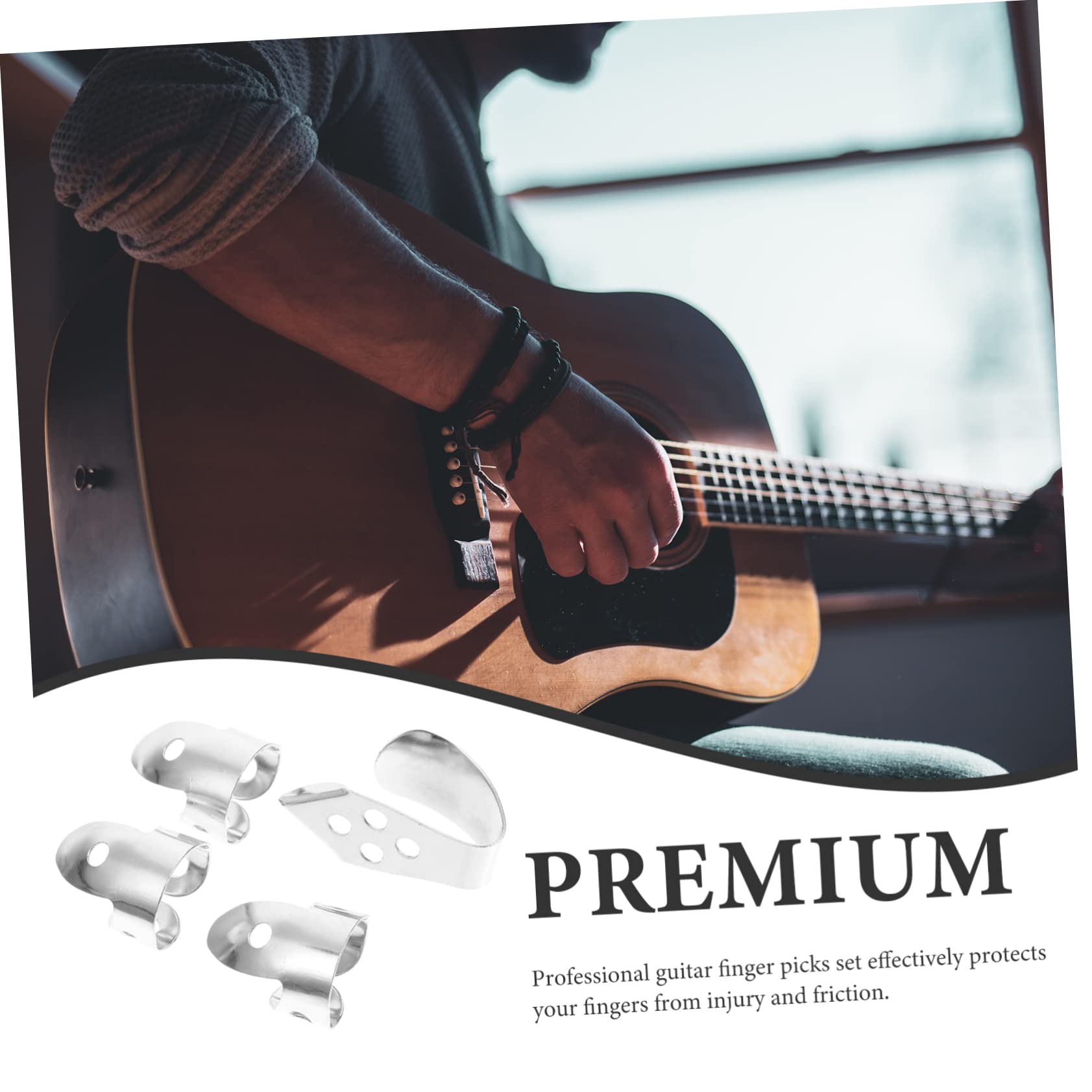 Abaodam 8 Juegos plumillas de guitarra instrumento musical guitar picks púas de mandolina púas de guitarra eléctrica puas de electrica púa de dedo duradera accesorio de