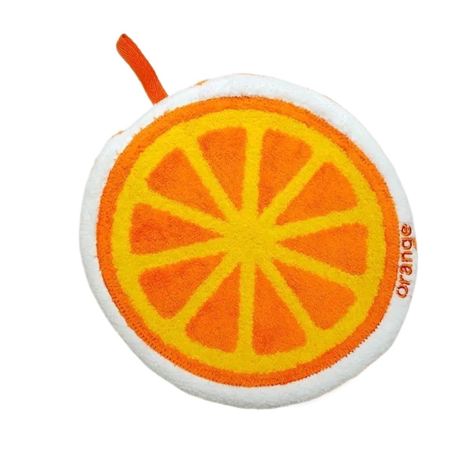 PPdingding 2/5pcs Cartoon Fruit Hand Towel - Absorbent Coral Fleece Bathroom Kerchief for Adults and people(2pc Color3)