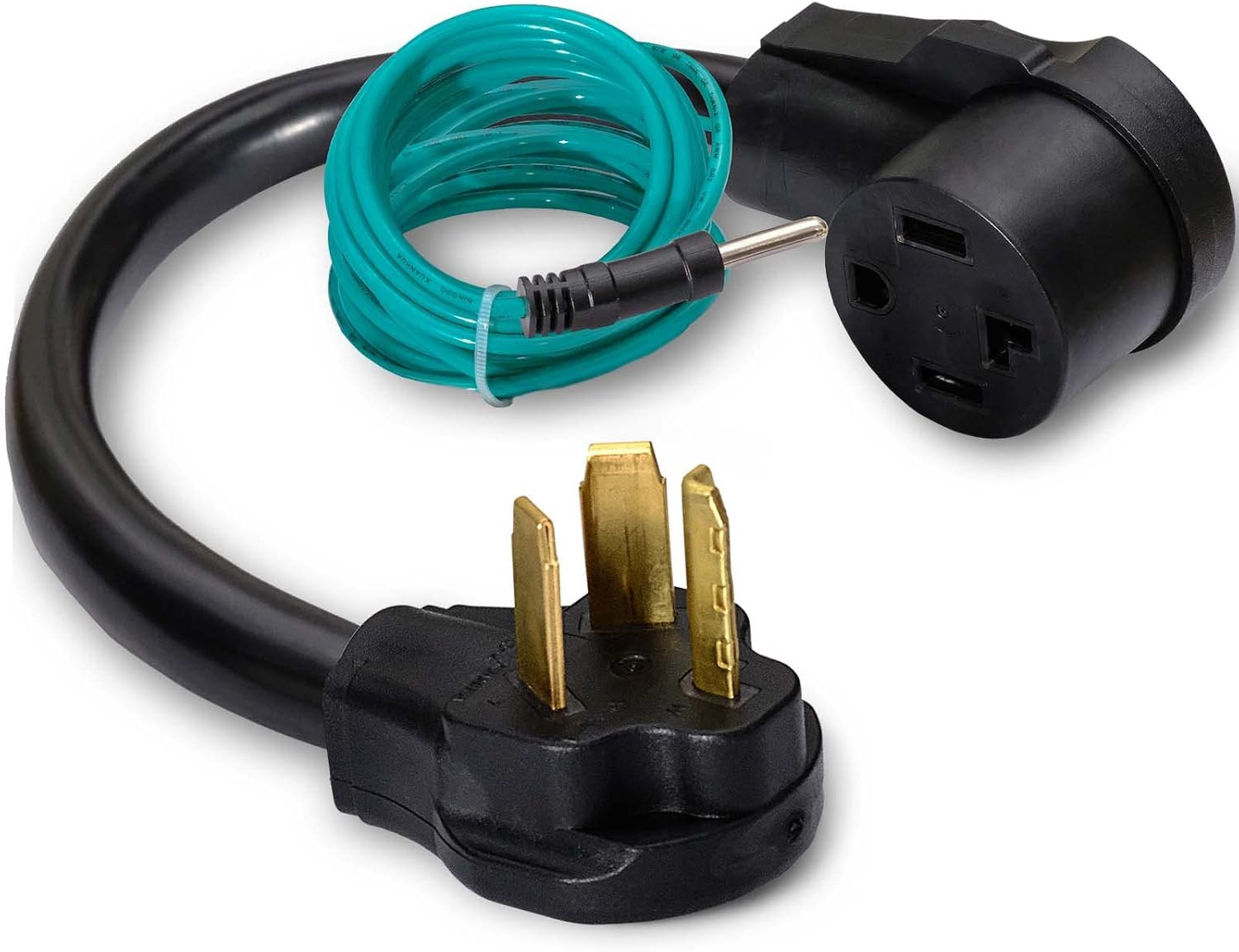 Dryer Adapter, NEMA 1030P Male to 1430R Female Dryer Adapter Cord 4