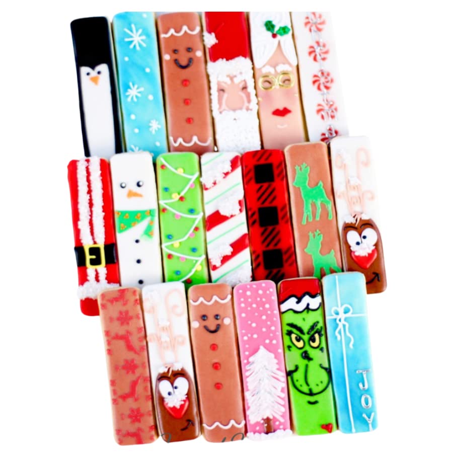 18 Pc. Christmas Cookie Stick Boxed Gift Set! Christmas, Holiday, Hostess Party Gift!
