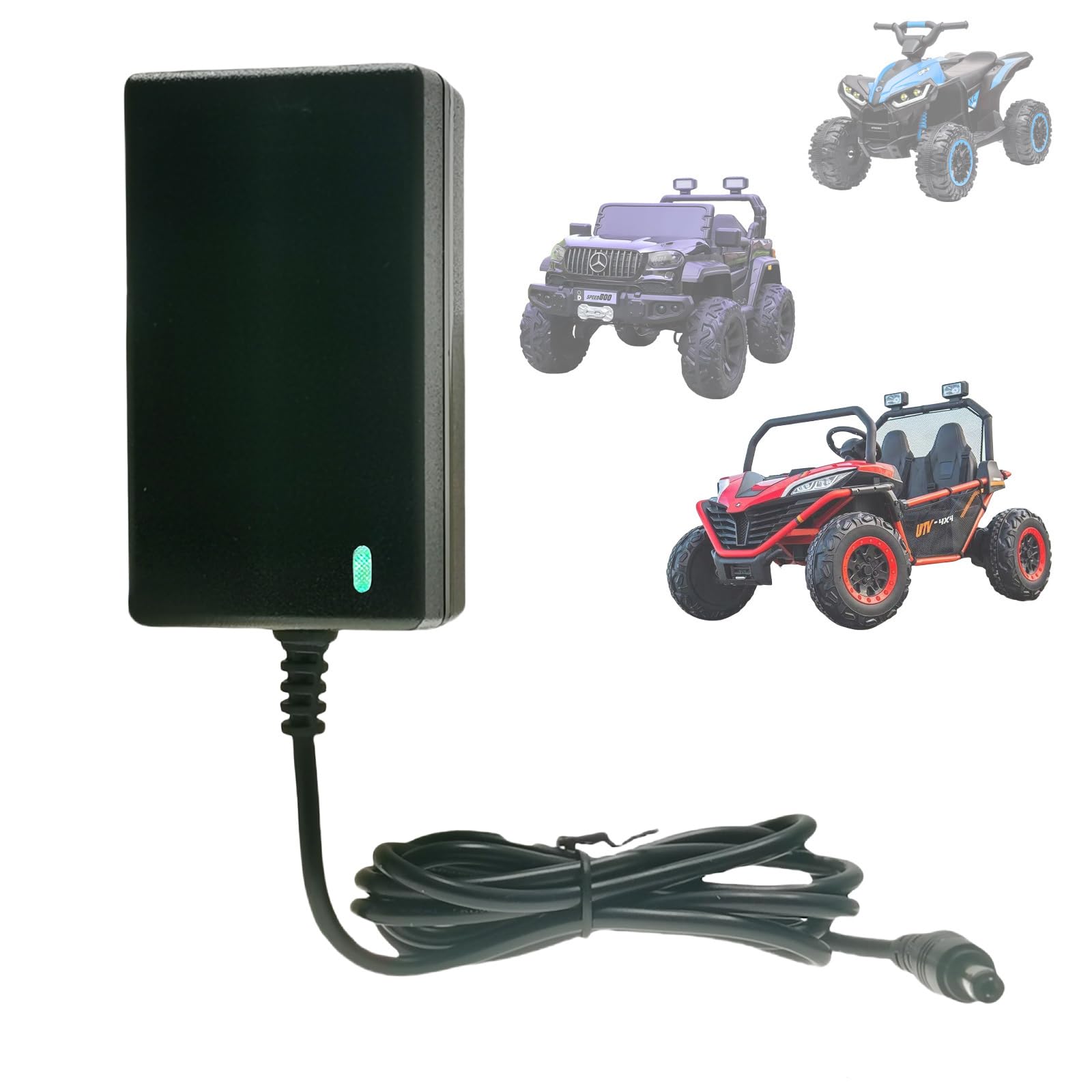 24V Charger for Ride On Toy Cars,24Volt Battery Charger Truck SUV Trax Electric Car,Kids Toy Car Charger 24 Volt Car Ride On Replacement Parts Supply Power Adapter