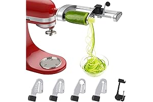 KitchenAid Spiralizer Plus – 5-Blade Attachment Compatible with KitchenAid Stand Mixer