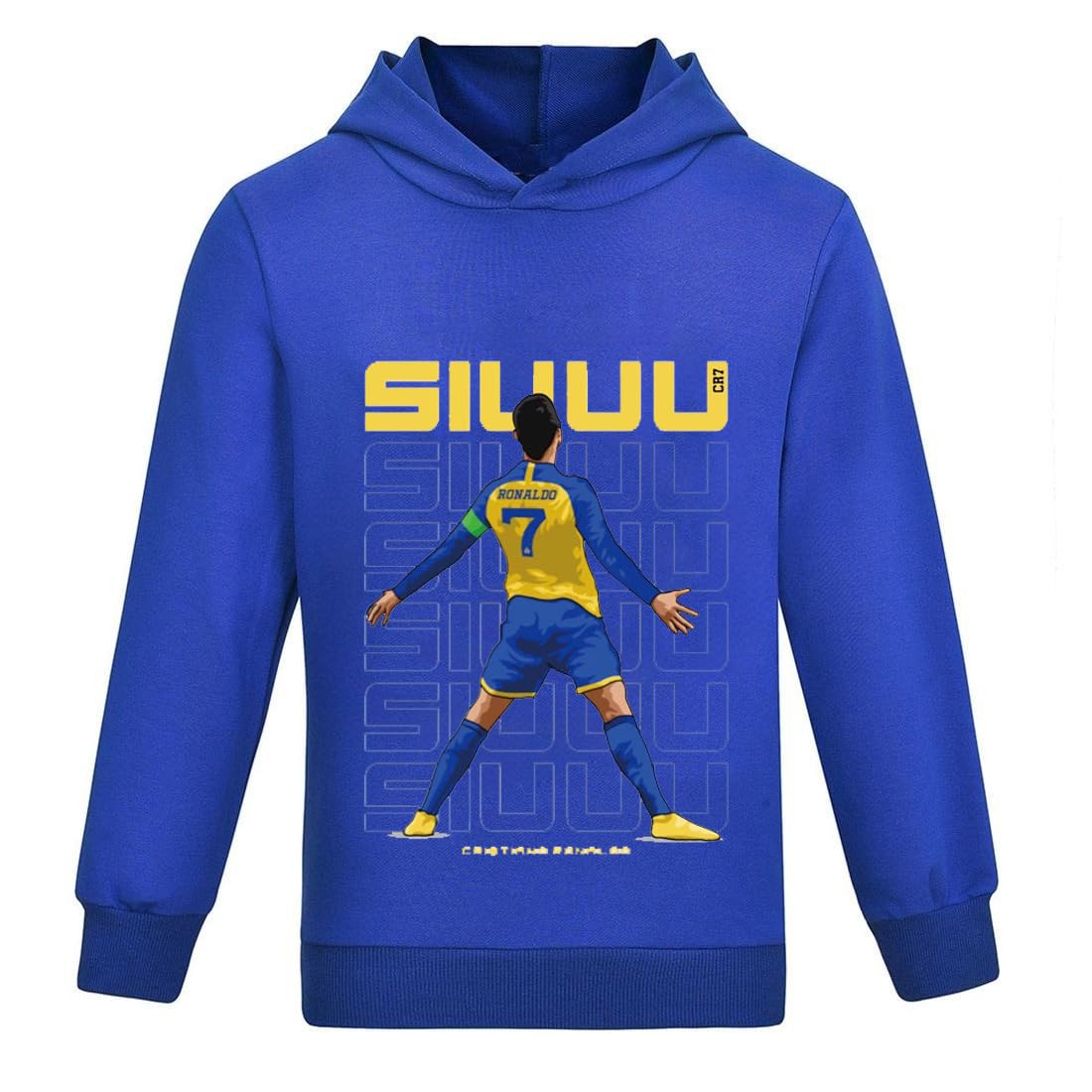 Survêtement pour enfants à capuche et pantalon de jogging 2 pièces pour garçons et filles - Imprimé football décontracté - Ensemble sweat à capuche et pantalon de jogging - 4 à 13 ans