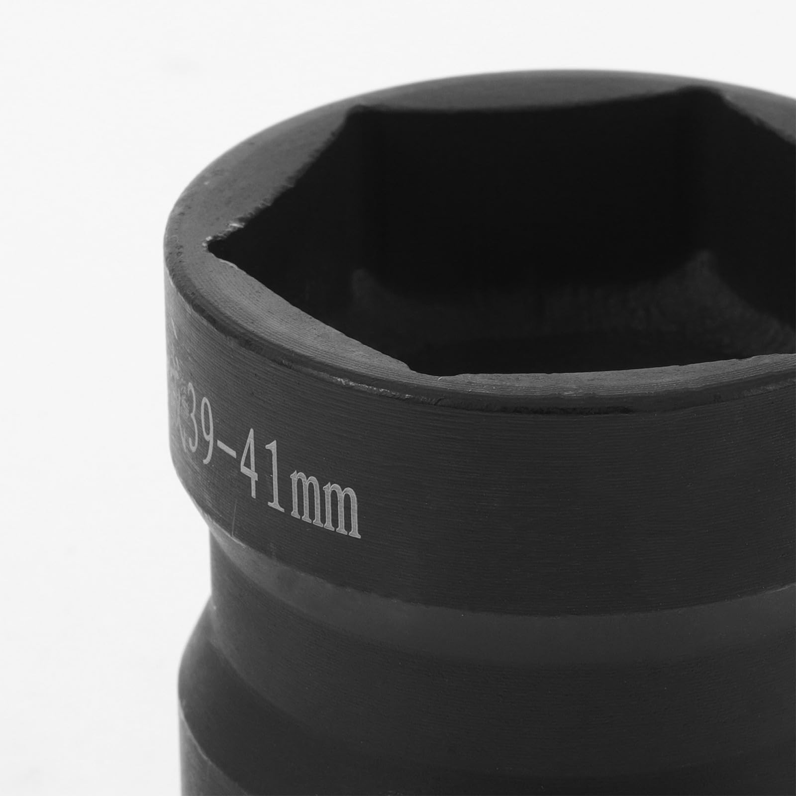 Juego de Vasos de Impacto para Reparación de Motocicleta, Acero Negro, Doble Cabeza, Diámetro 39-41mm, para Desmontar y Ajustar Tuercas en Espacios Estrechos