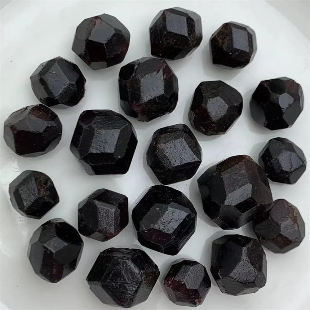 MDBJTCYZN Decorative Ornaments Crystal red Garnet Rough Stone Gift (Size : 100g)
