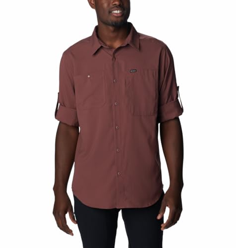 Image of Columbia Men Omni-Shade Silver Ridge Utility Lite Hiking and Trekking Short Sleeve Shirt