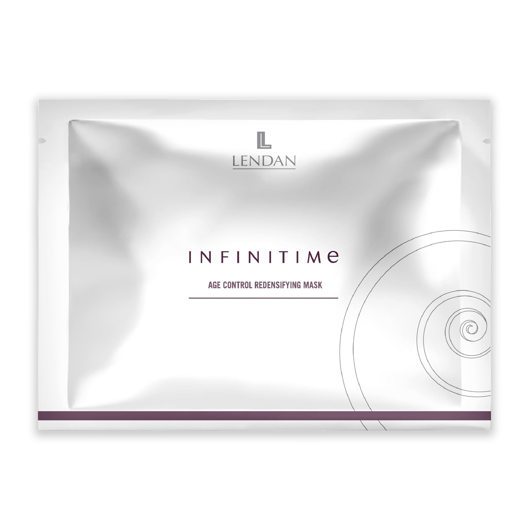 LENDAN - Mascarilla Facial Redensificante - Infinitime - 6 Sobres con 1 Mascarilla Escote + 1 Mascarilla Rostro - con Beta Endorfinas - Máxima Hidratación - Piel Luminosa - Acción Antioxidante