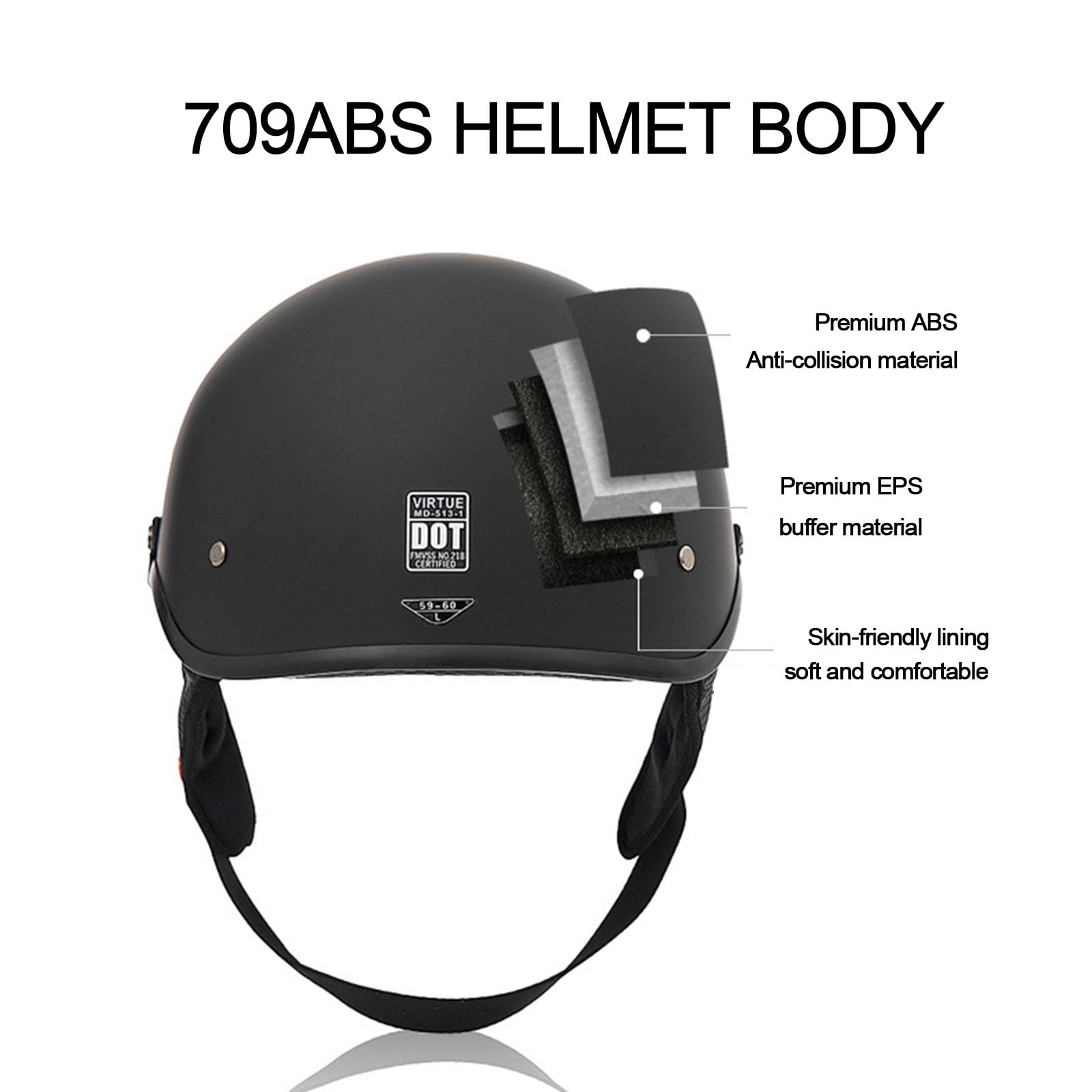 Motorradhelm, Retro-Modestil, Halbhelm, ECE-geprüft, Mit Visier, Schnellverschluss, Halbhelm, Jethelm, Fahrrad, Roller, Cruiser, Pilotenhelm, Herren, Damen, Reithelm