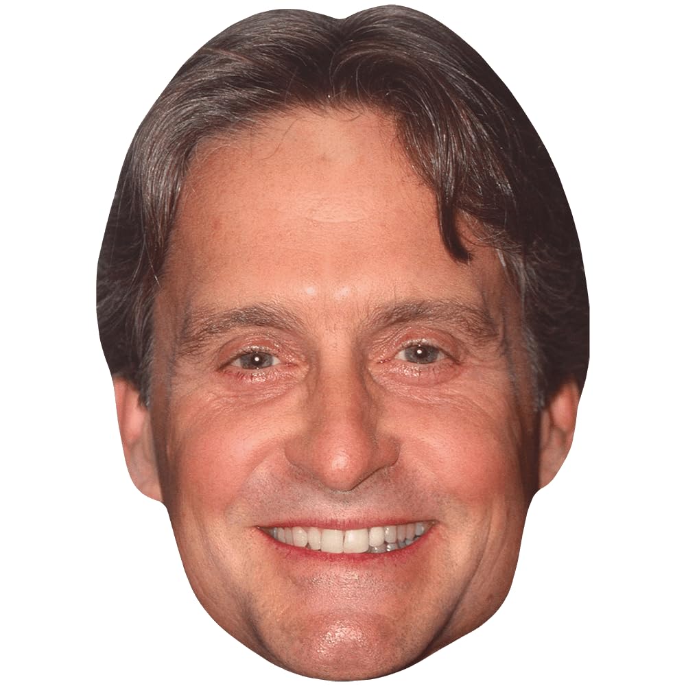 Michael Douglas (1990s) Celebrity Mask, Flat Card Face, Fancy Dress Mask