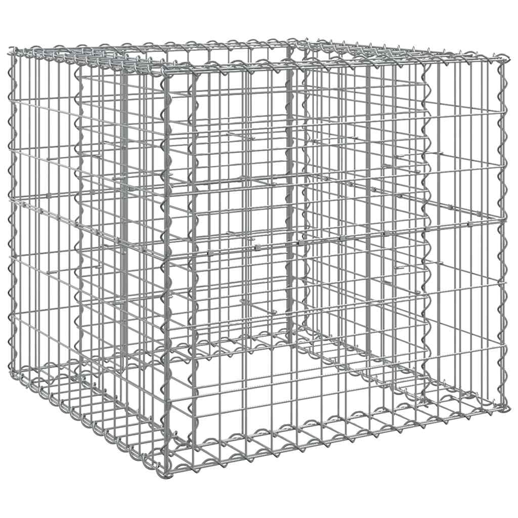 VIDAXL Gabion Basket 70 x 70 x 65cm Galvanised Iron