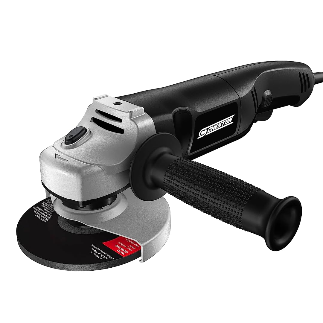 Cheston 1050W Angle Grinder for Grinding, Cutting, Polishing (125mm), 11000 RPM Variable Speed Grinder Machine with Auxiliary Handle For Heavy Duty Grinding Tasks Heavy Duty for Proffesional Use (B0C8T16MX8) Amazon Price History, Amazon Price Tracker