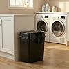 URBNLIVING Duo Kitchen Bin Double Waste Separation Recycling Garbage Can 2 Compartments With Base Connectors (Black, 100 L) #2