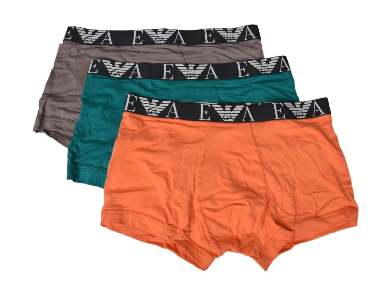 Emporio Armani mens Bold Monogram 3 Pack Boxer Brief