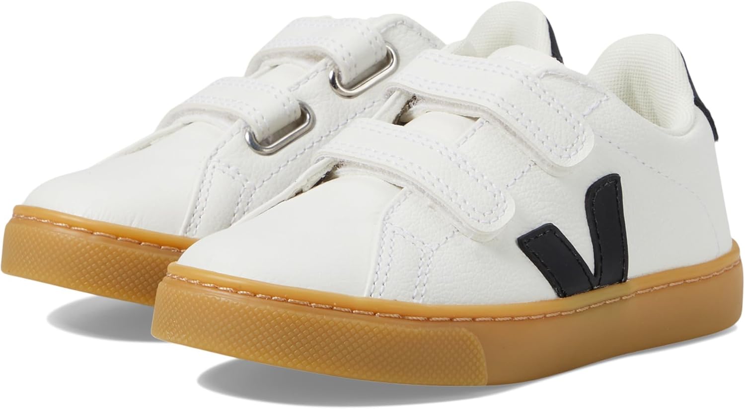 スニーカー VEJA WHITE AND BLACK FAUX LEATHER ESPLAR SNEAKERS Amazon.com | Veja Men Esplar Sneakers White - Black 6 US