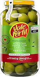 Azeitonas Verdes Vale Fértil Vidro 400g