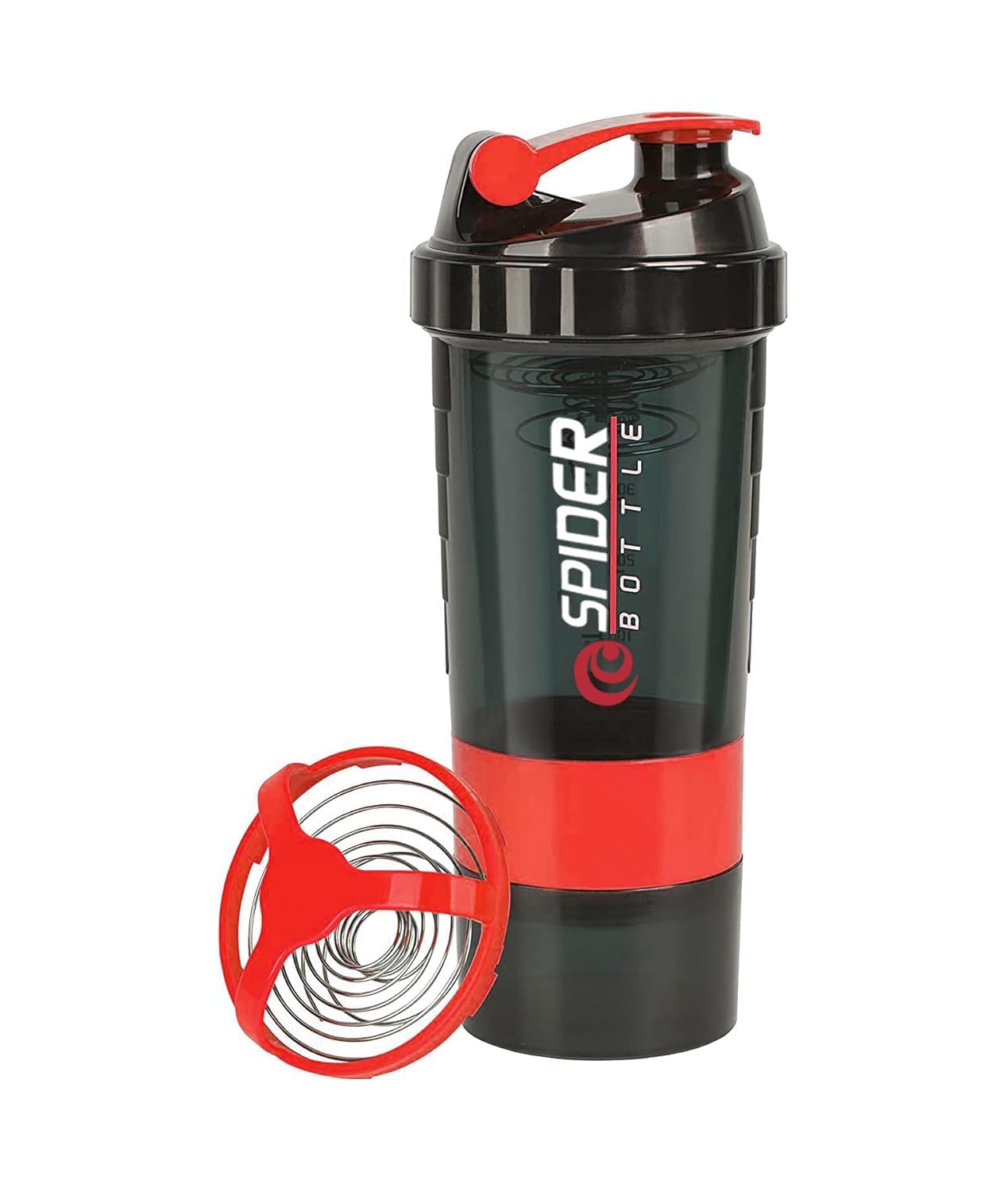 Gym Shaker Bottles for Protein Shake for Gym Sipper Bottle for Men Women- 500ml. (RED)-image-36